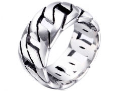 HY Wholesale Rings Jewelry 316L Stainless Steel Popular Rings-HY004R726