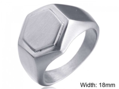 HY Wholesale Rings Jewelry 316L Stainless Steel Popular Rings-HY004R645