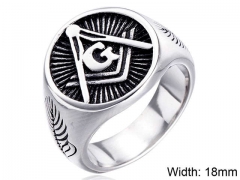 HY Wholesale Rings Jewelry 316L Stainless Steel Popular Rings-HY004R757