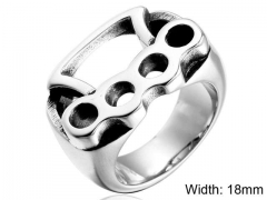HY Wholesale Rings Jewelry 316L Stainless Steel Popular Rings-HY004R654