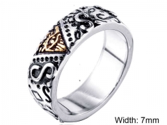 HY Wholesale Rings Jewelry 316L Stainless Steel Popular Rings-HY004R246