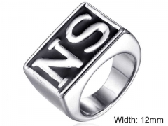 HY Wholesale Rings Jewelry 316L Stainless Steel Popular Rings-HY004R123