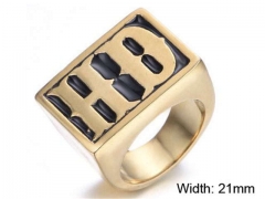 HY Wholesale Rings Jewelry 316L Stainless Steel Popular Rings-HY004R751