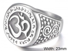 HY Wholesale Rings Jewelry 316L Stainless Steel Popular Rings-HY002R117