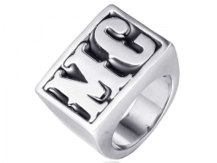 HY Wholesale Rings Jewelry 316L Stainless Steel Popular Rings-HY004R719