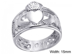 HY Wholesale Rings Jewelry 316L Stainless Steel Popular Rings-HY004R469