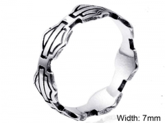 HY Wholesale Rings Jewelry 316L Stainless Steel Popular Rings-HY004R437