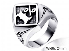 HY Wholesale Rings Jewelry 316L Stainless Steel Popular Rings-HY004R448