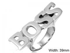 HY Wholesale Rings Jewelry 316L Stainless Steel Popular Rings-HY004R745