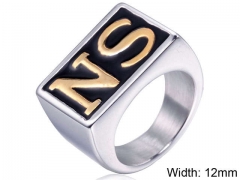 HY Wholesale Rings Jewelry 316L Stainless Steel Popular Rings-HY004R127