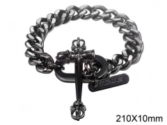 HY Wholesale Popular Bracelets 316L Stainless Steel Jewelry Bracelets-HY002B024