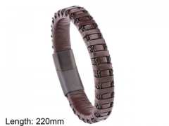 HY Wholesale Leather Jewelry Fashion Leather Bracelets-HY0114B154