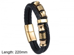 HY Wholesale Leather Jewelry Fashion Leather Bracelets-HY0114B157