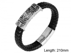 HY Wholesale Leather Jewelry Fashion Leather Bracelets-HY004B139