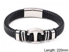HY Wholesale Leather Jewelry Fashion Leather Bracelets-HY0114B131