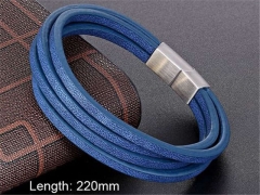 HY Wholesale Leather Jewelry Fashion Leather Bracelets-HY0114B039