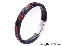 HY Wholesale Leather Jewelry Fashion Leather Bracelets-HY004B093