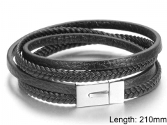 HY Wholesale Leather Jewelry Fashion Leather Bracelets-HY004B105