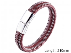 HY Wholesale Leather Jewelry Fashion Leather Bracelets-HY004B053
