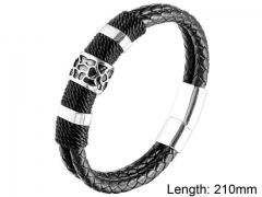 HY Wholesale Leather Jewelry Fashion Leather Bracelets-HY004B056