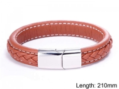 HY Wholesale Leather Jewelry Fashion Leather Bracelets-HY004B070