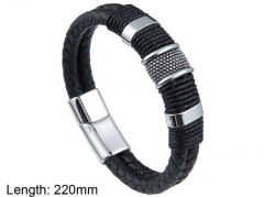 HY Wholesale Leather Jewelry Fashion Leather Bracelets-HY0114B169