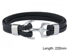 HY Wholesale Leather Jewelry Fashion Leather Bracelets-HY0114B018