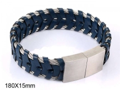 HY Wholesale Leather Jewelry Fashion Leather Bracelets-HY002B027
