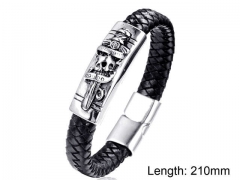 HY Wholesale Leather Jewelry Fashion Leather Bracelets-HY004B100