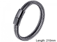 HY Wholesale Leather Jewelry Fashion Leather Bracelets-HY004B051