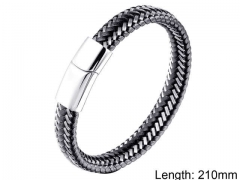 HY Wholesale Leather Jewelry Fashion Leather Bracelets-HY004B050