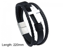 HY Wholesale Leather Jewelry Fashion Leather Bracelets-HY0114B147