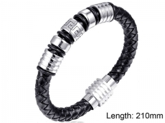 HY Wholesale Leather Jewelry Fashion Leather Bracelets-HY004B115