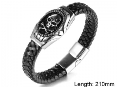 HY Wholesale Leather Jewelry Fashion Leather Bracelets-HY004B121