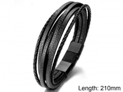 HY Wholesale Leather Jewelry Fashion Leather Bracelets-HY004B097