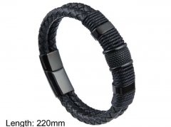 HY Wholesale Leather Jewelry Fashion Leather Bracelets-HY0114B174