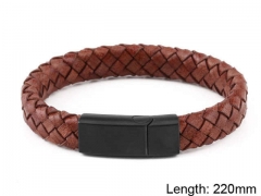HY Wholesale Leather Jewelry Fashion Leather Bracelets-HY0114B103