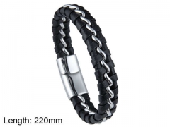 HY Wholesale Leather Jewelry Fashion Leather Bracelets-HY0114B078