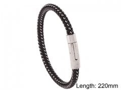 HY Wholesale Leather Jewelry Fashion Leather Bracelets-HY0114B084
