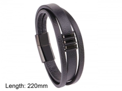 HY Wholesale Leather Jewelry Fashion Leather Bracelets-HY0114B181