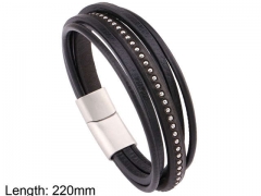 HY Wholesale Leather Jewelry Fashion Leather Bracelets-HY0114B138