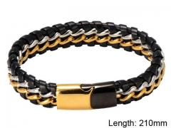 HY Wholesale Leather Jewelry Fashion Leather Bracelets-HY004B156