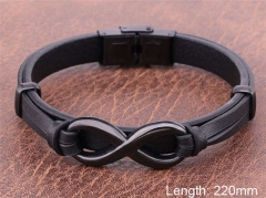HY Wholesale Leather Jewelry Fashion Leather Bracelets-HY0114B038