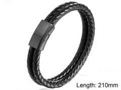 HY Wholesale Leather Jewelry Fashion Leather Bracelets-HY004B077
