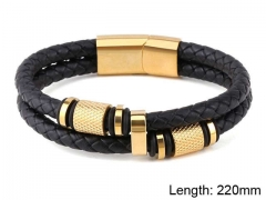 HY Wholesale Leather Jewelry Fashion Leather Bracelets-HY0114B053