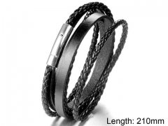 HY Wholesale Leather Jewelry Fashion Leather Bracelets-HY004B096
