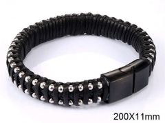 HY Wholesale Leather Jewelry Fashion Leather Bracelets-HY002B025