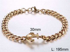HY Wholesale Popular Bracelets 316L Stainless Steel Jewelry Bracelets-HY002B014