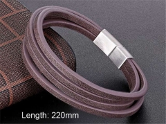 HY Wholesale Leather Jewelry Fashion Leather Bracelets-HY0114B041