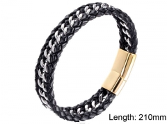 HY Wholesale Leather Jewelry Fashion Leather Bracelets-HY004B003